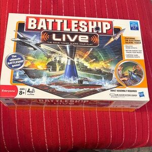 Rare! Discontinued Hasbro Battleship Live Game w Electronic Tower in Sealed box!